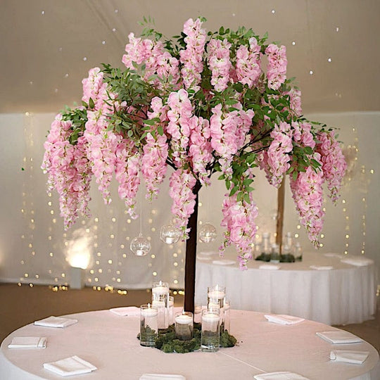 5 feet Freestanding Wisteria Tree with Detachable Metal Base