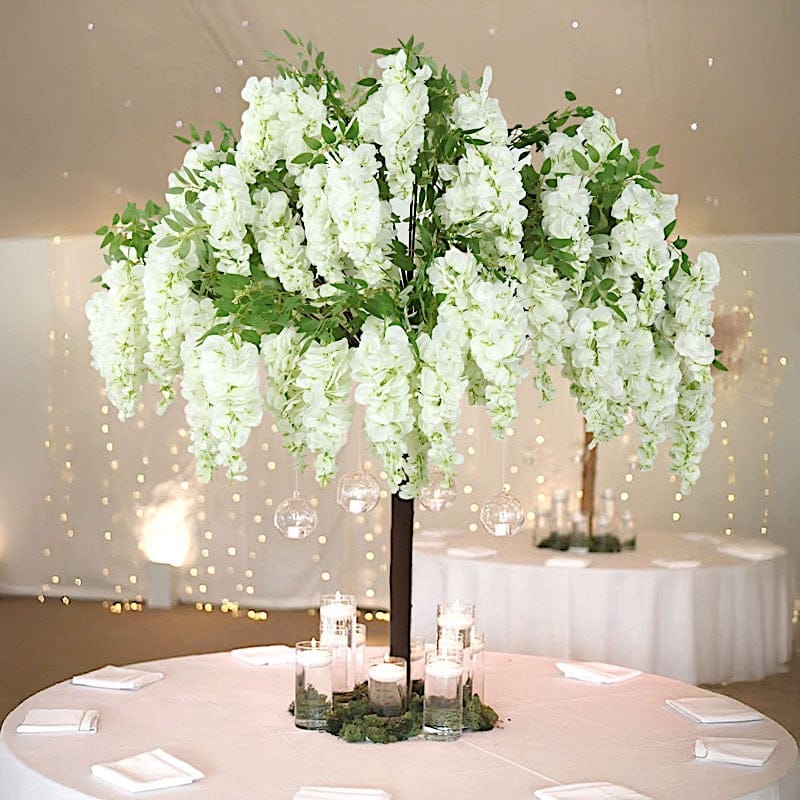 5 feet Freestanding Wisteria Tree with Detachable Metal Base