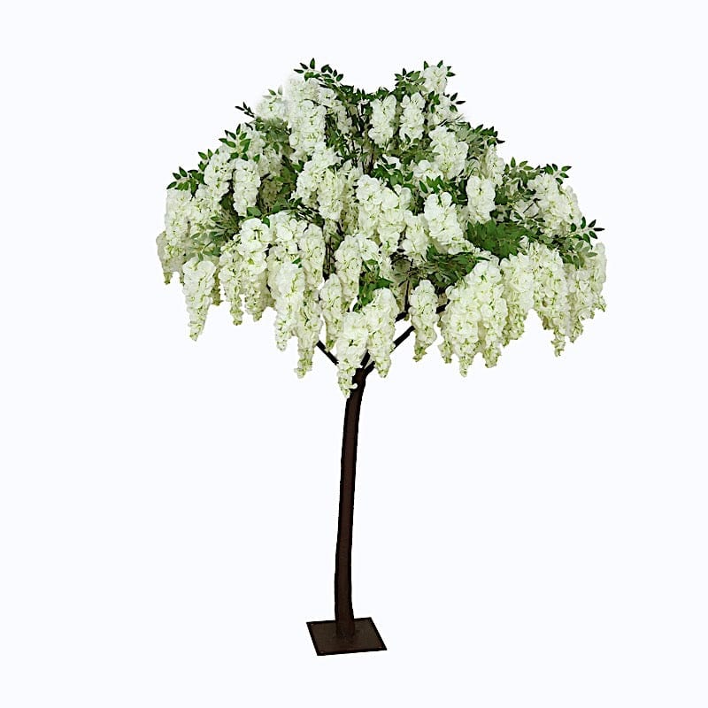 7 feet Freestanding Wisteria Tree with Detachable Metal Base