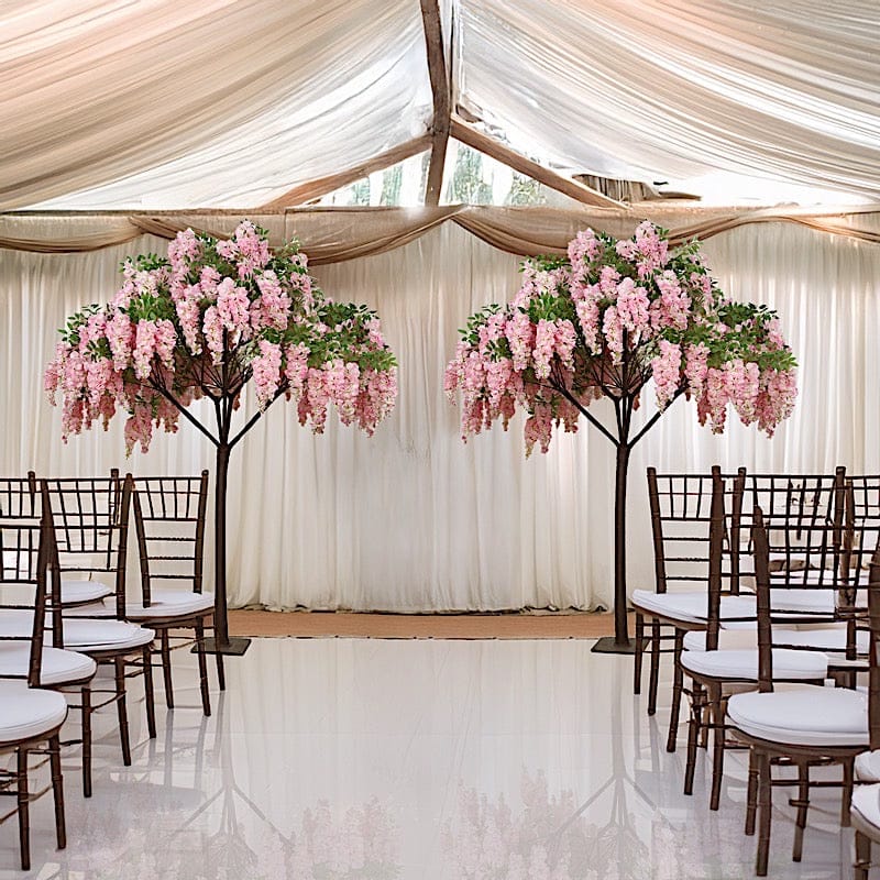 7 feet Freestanding Wisteria Tree with Detachable Metal Base