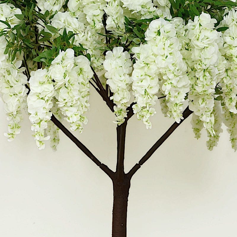 7 feet Freestanding Wisteria Tree with Detachable Metal Base