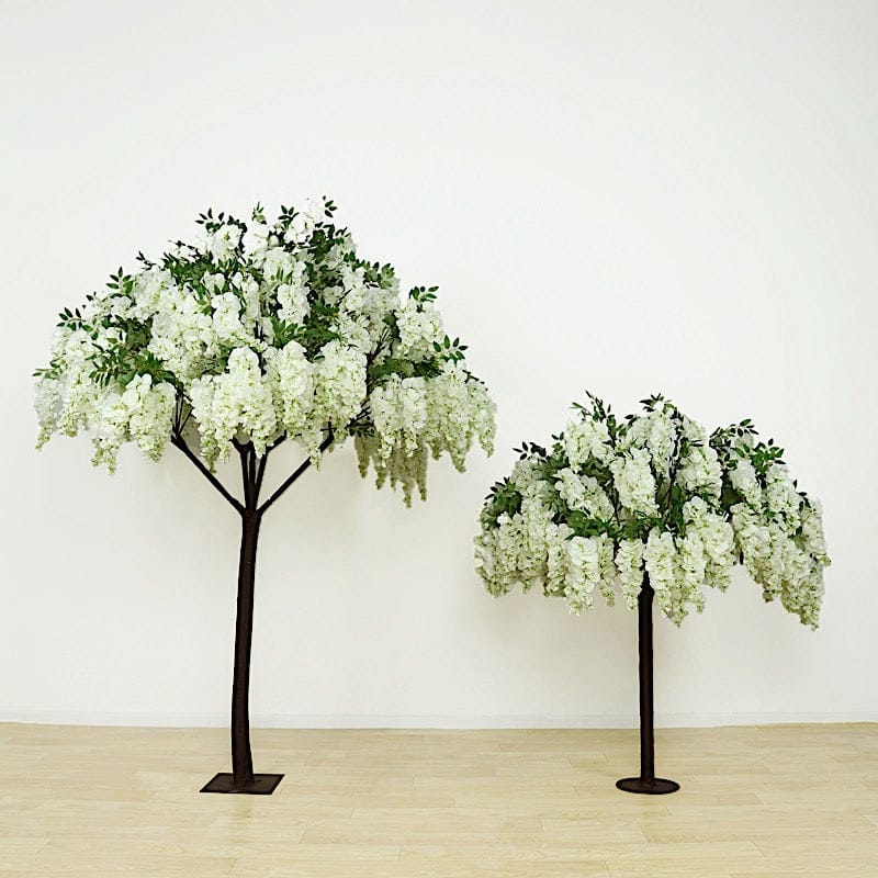 7 feet Freestanding Wisteria Tree with Detachable Metal Base