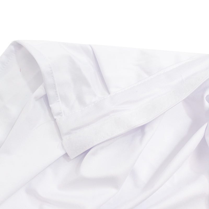 24 in x 20 feet Portable Wrinkle-Free Shirred Pleated Stag Table Skirt