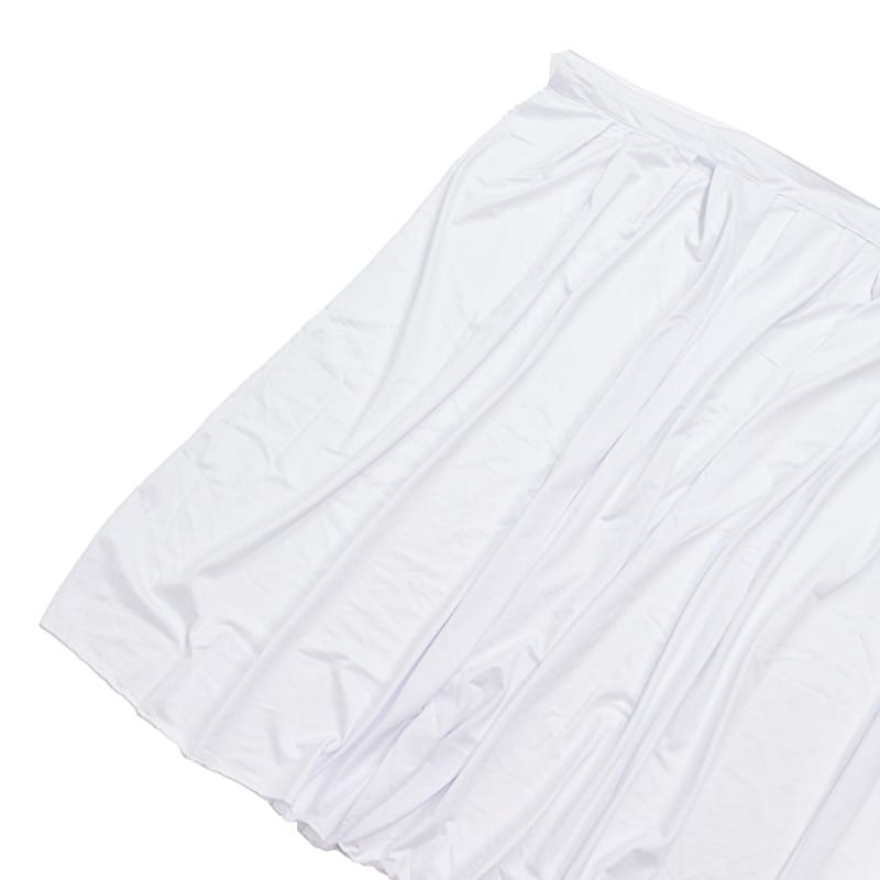 36 in x 20 feet Portable Wrinkle-Free Shirred Pleated Stag Table Skirt