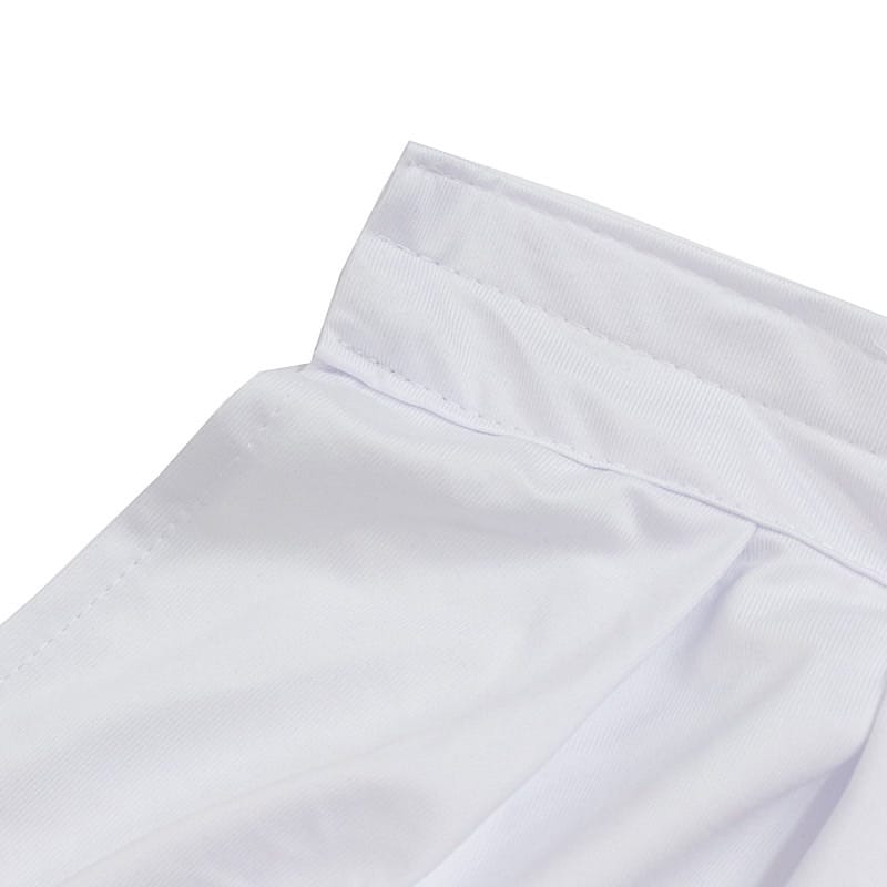 48 in x 20 feet Portable Wrinkle-Free Shirred Pleated Stag Table Skirt