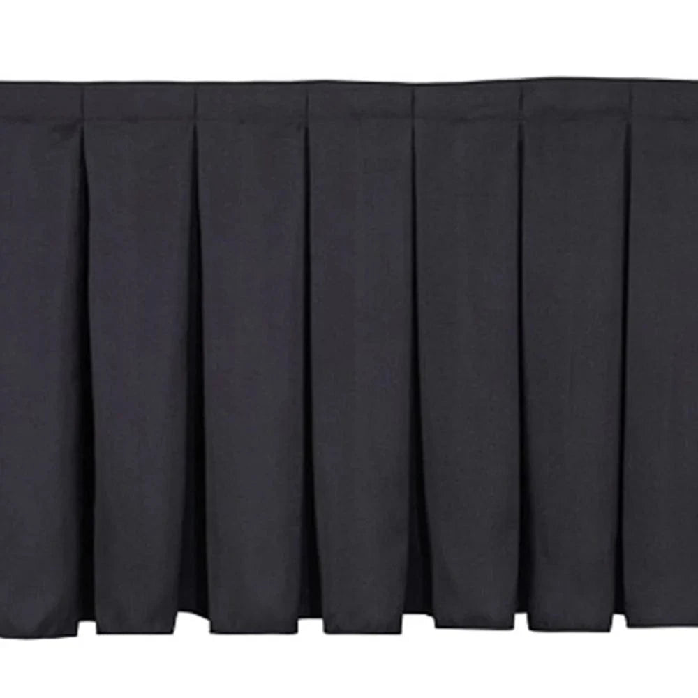 Polyester Shirred Pleat Portable Stage Skirting