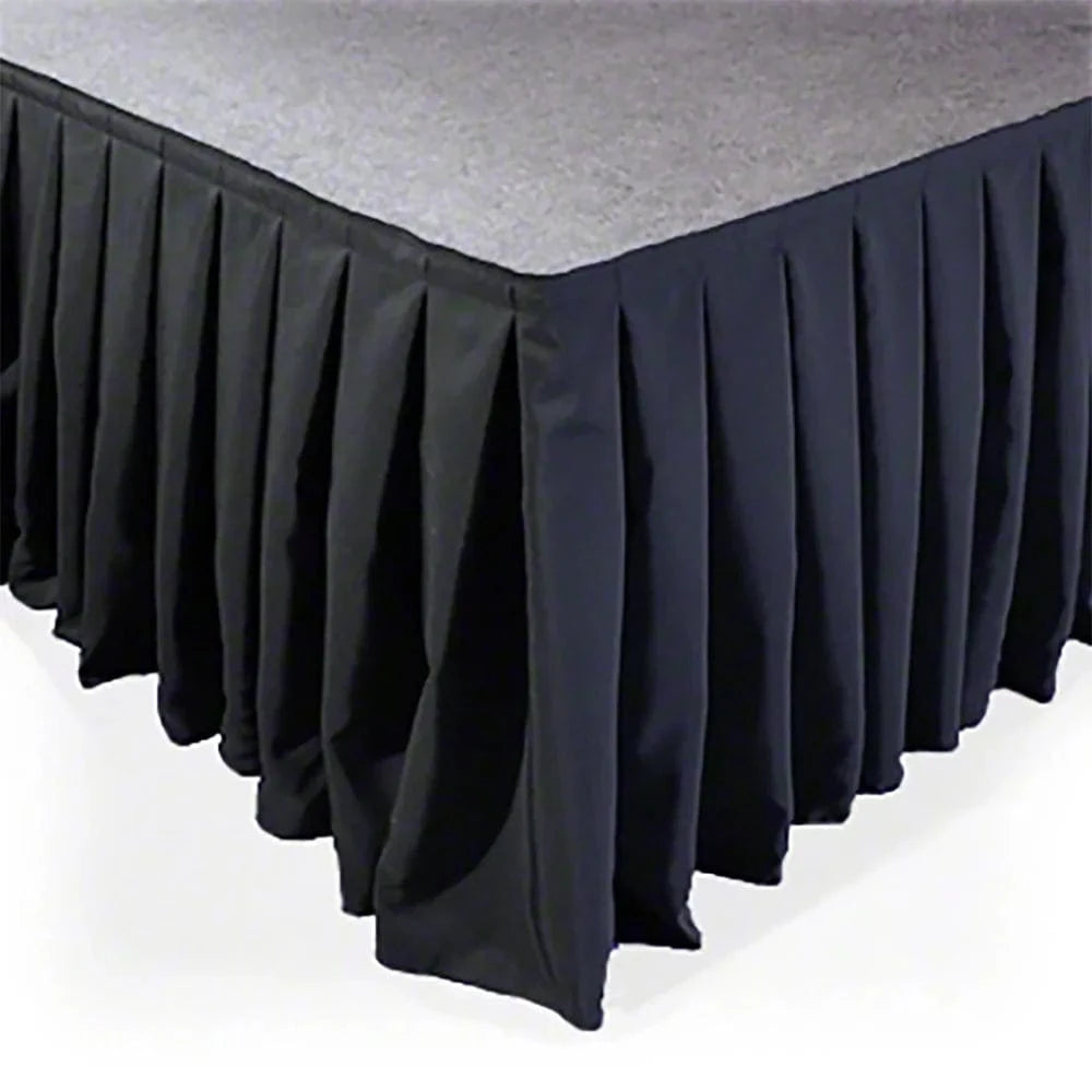 Polyester Shirred Pleat Portable Stage Skirting