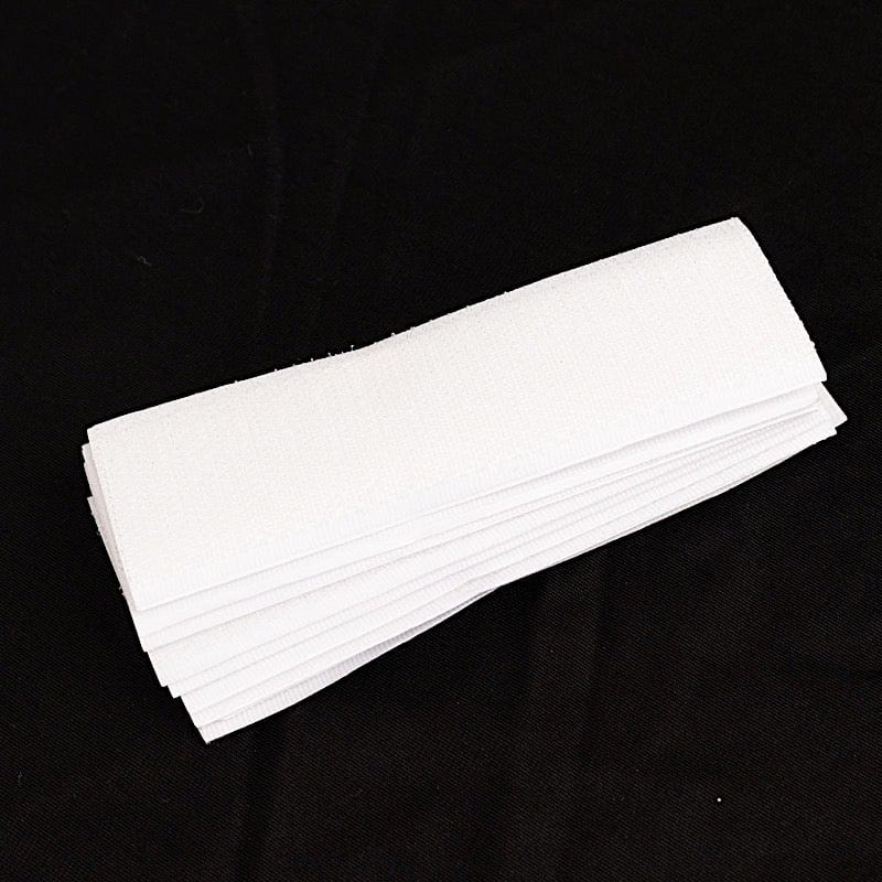 10 White Double Sided DIY Table Skirt Waterproof Closure Tapes