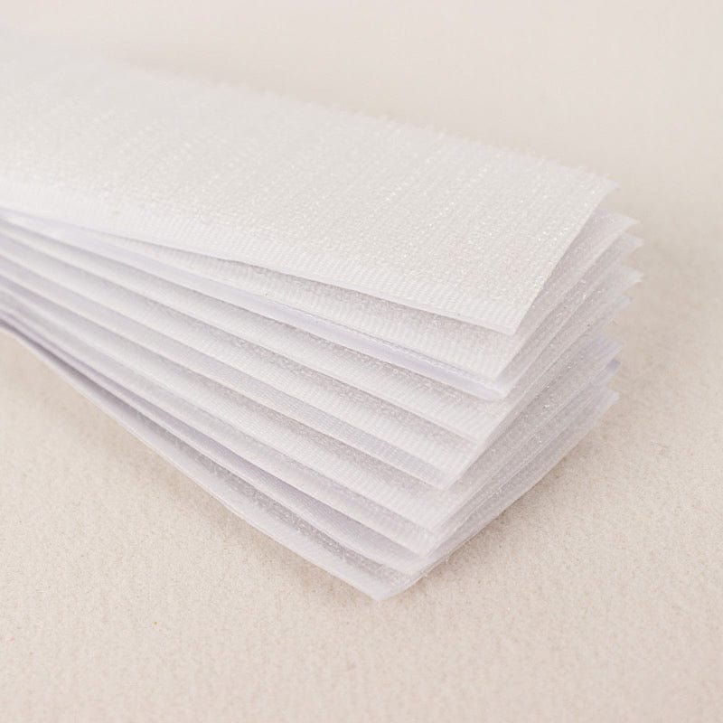 10 White Double Sided DIY Table Skirt Waterproof Closure Tapes