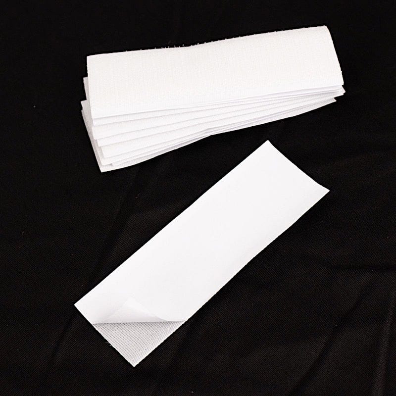 10 White Double Sided DIY Table Skirt Waterproof Closure Tapes