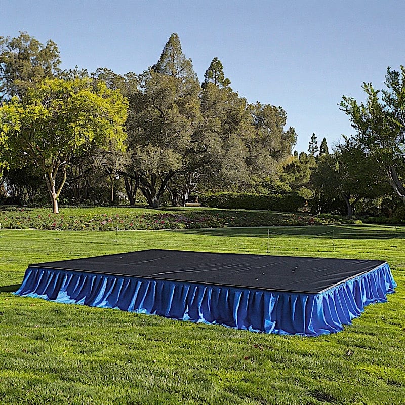 Polyester Shirred Pleat Portable Stage Skirting