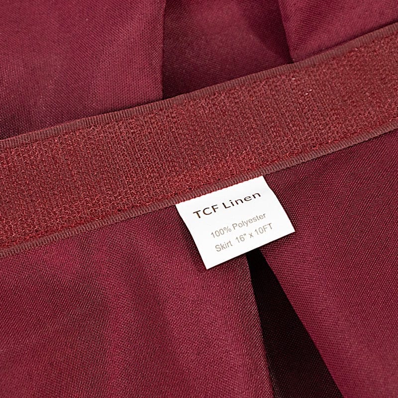 Polyester Shirred Pleat Portable Stage Skirting