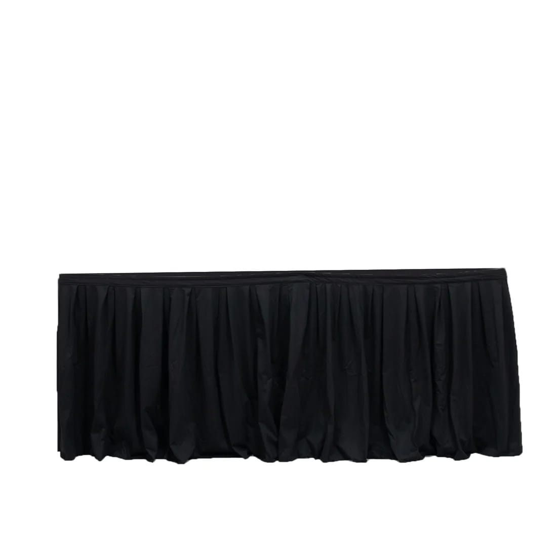Scuba Polyester Table Skirt Shirred Pleat Design