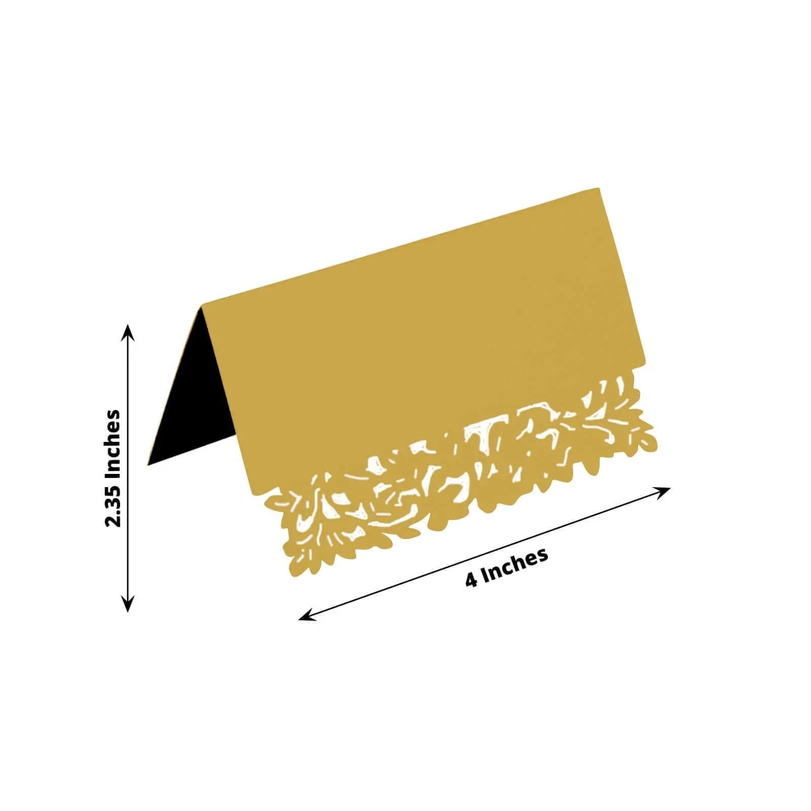 50 Laser Cut Leaf Vine Design Paper Table Name Place Cards