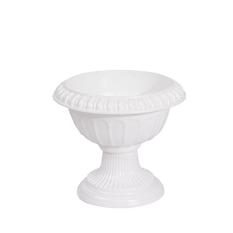 4 pcs 6 in Plastic Vases Roman Style Flower Pedestal Pots