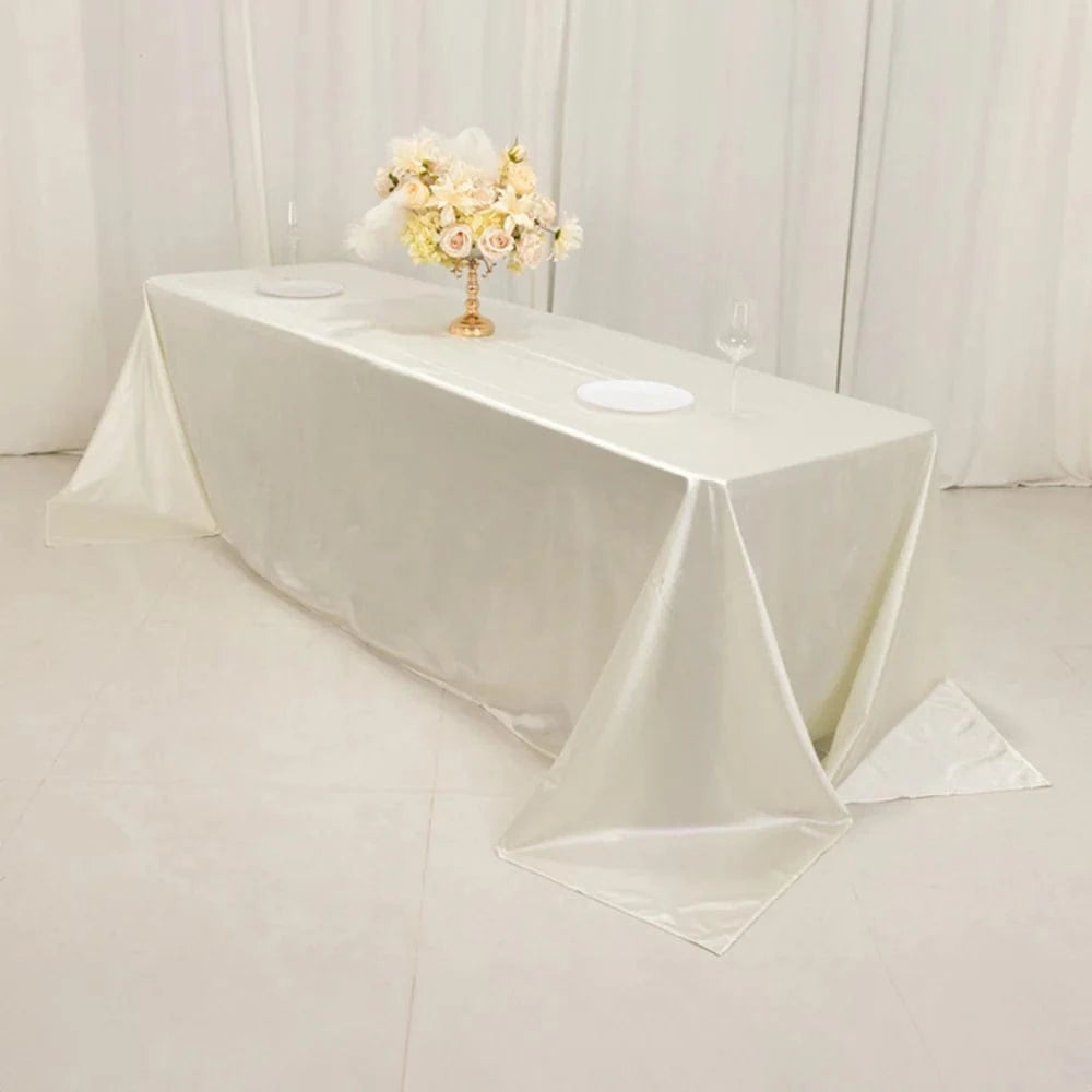 90x156 in Premium Scuba Polyester Rectangle Tablecloth