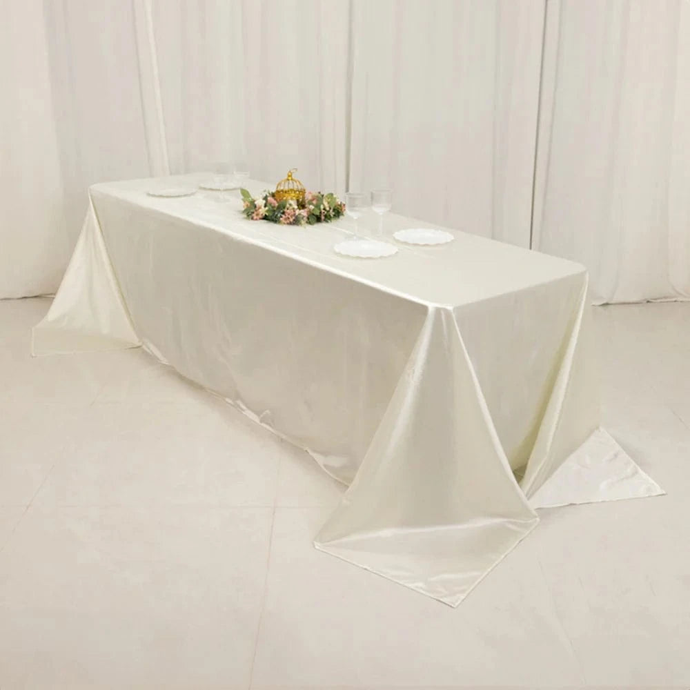 90x156 in Premium Scuba Polyester Rectangle Tablecloth