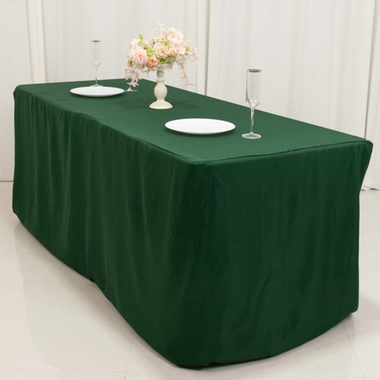 6 feet Fitted Rectangular Tablecloth Table Cover Wedding Linens