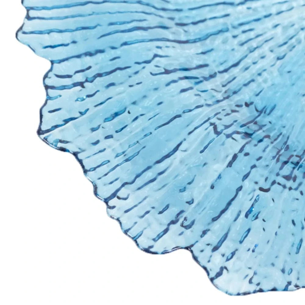 6 pcs 13 in Round Textured Acrylic Charger Plates