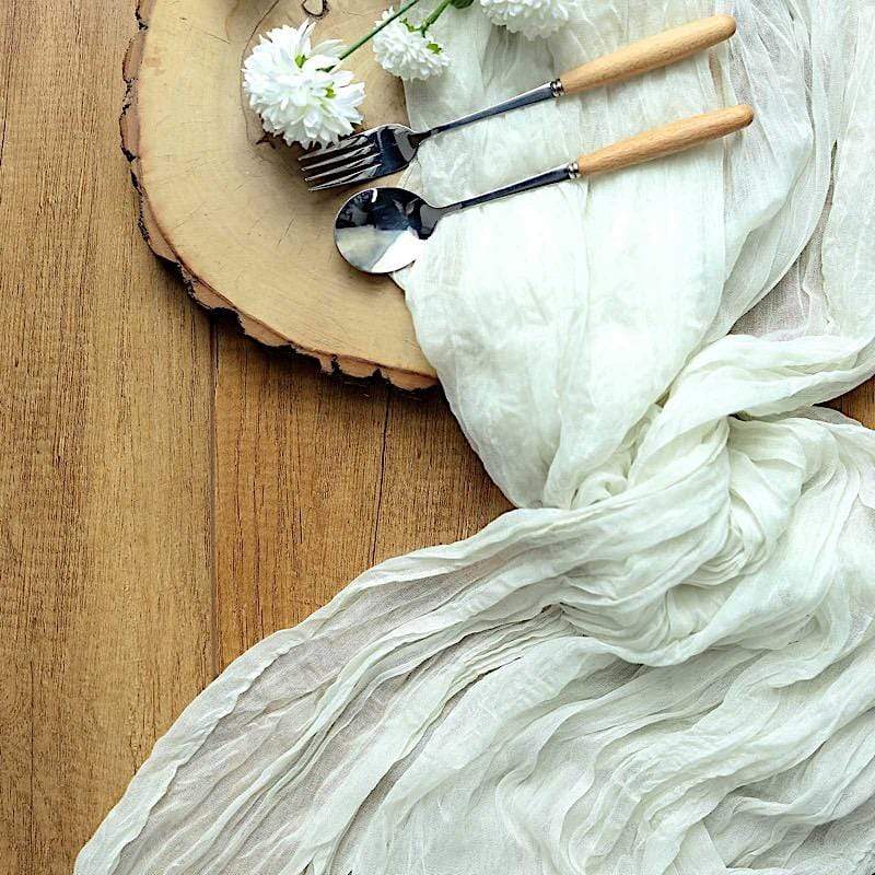 10 feet Cotton Cheesecloth Gauze Table Runner