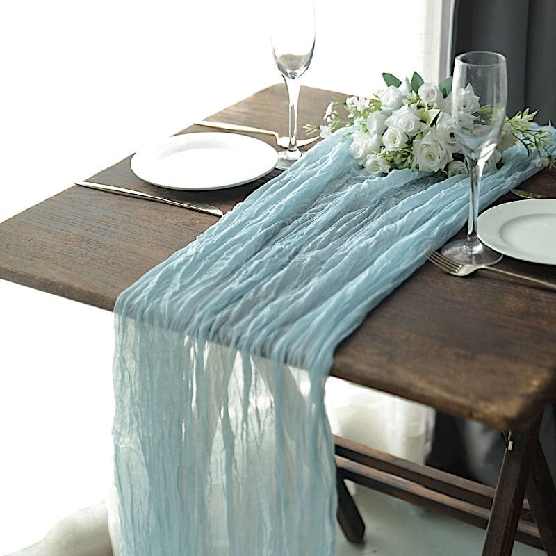 10 feet Cotton Cheesecloth Gauze Table Runner