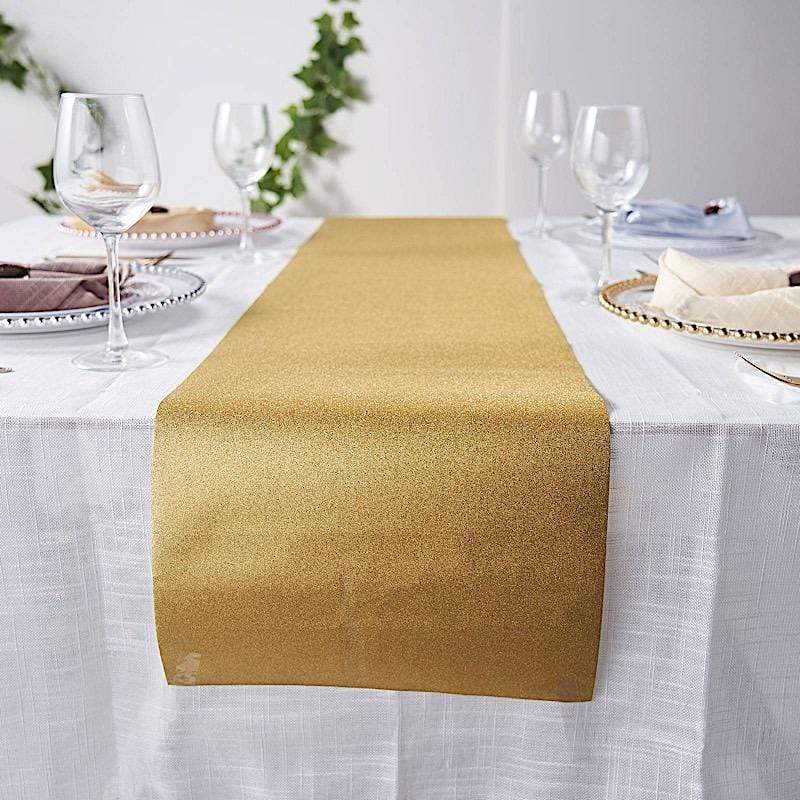 12x108 in Glitter Paper Disposable Table Runner