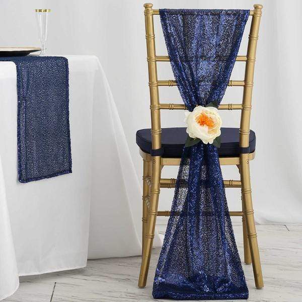 12x108 in Sequin Table Top Runner Wedding Party Linens