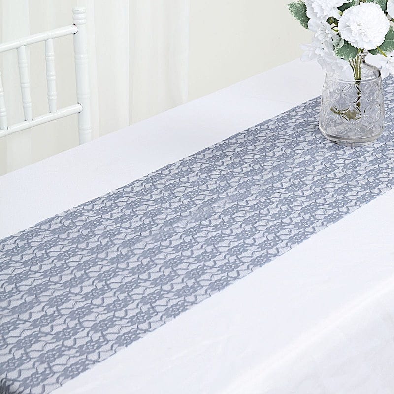 Floral Pattern Lace Table Runner