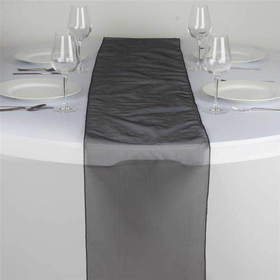 10 pcs 14x108 in Organza Table Top Runners Wedding Party Linens