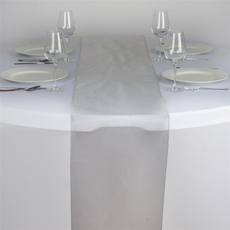 14x108 in Organza Table Top Runner Wedding Party Linens