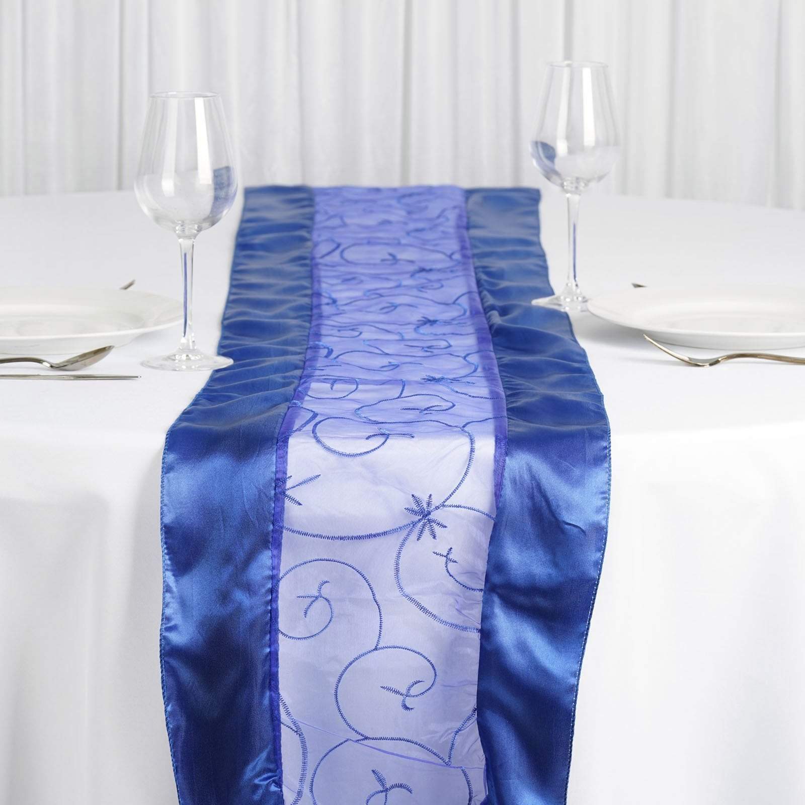 Embroidered Organza Table Runner