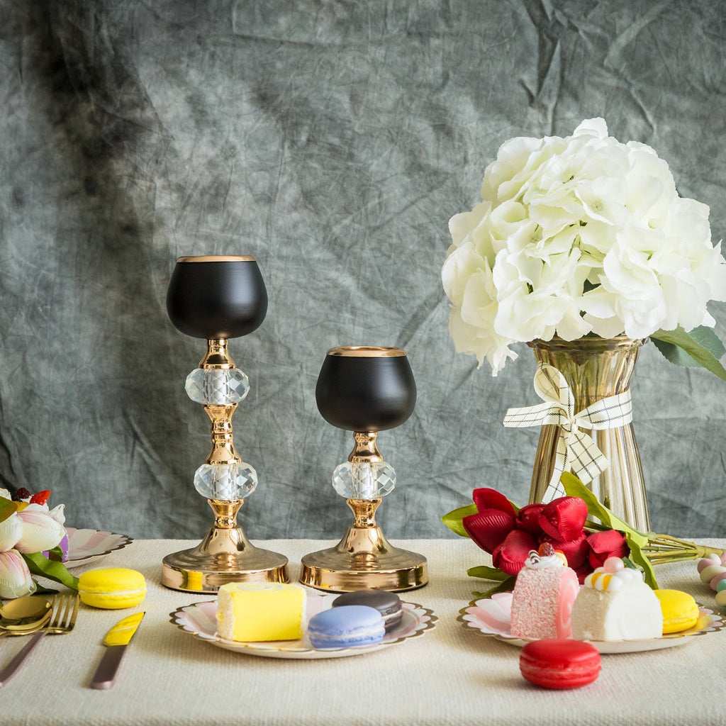  Black And Gold Centerpieces