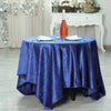 72x72 in Royal Blue Square Premium Velvet Table Overlay