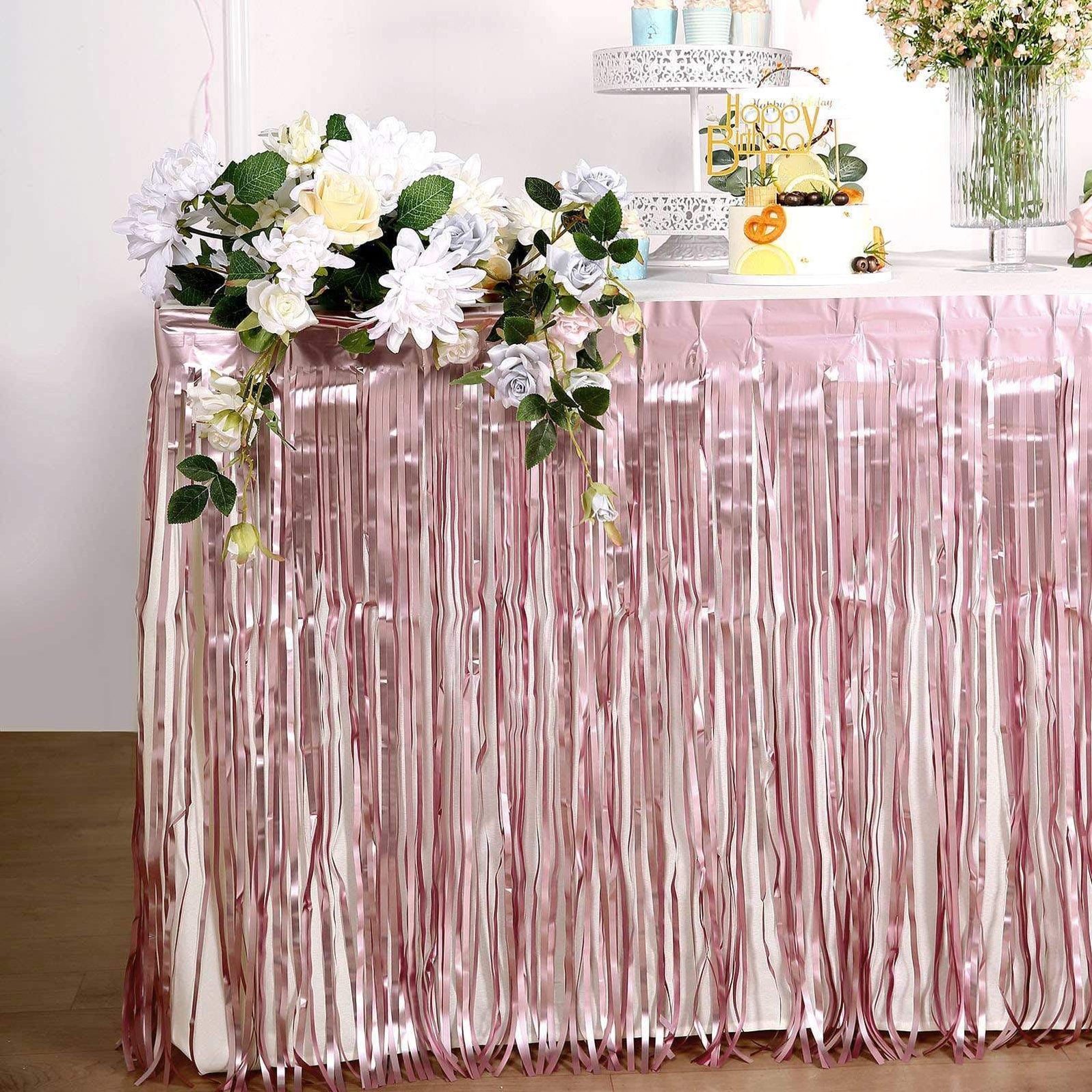 thumbnail image 2 of 14ft Royal Blue Sequin Table Skirt Sparkle Party Table Skirting For Birthday Wedding Bridal Banquet Decorations 2 of 12