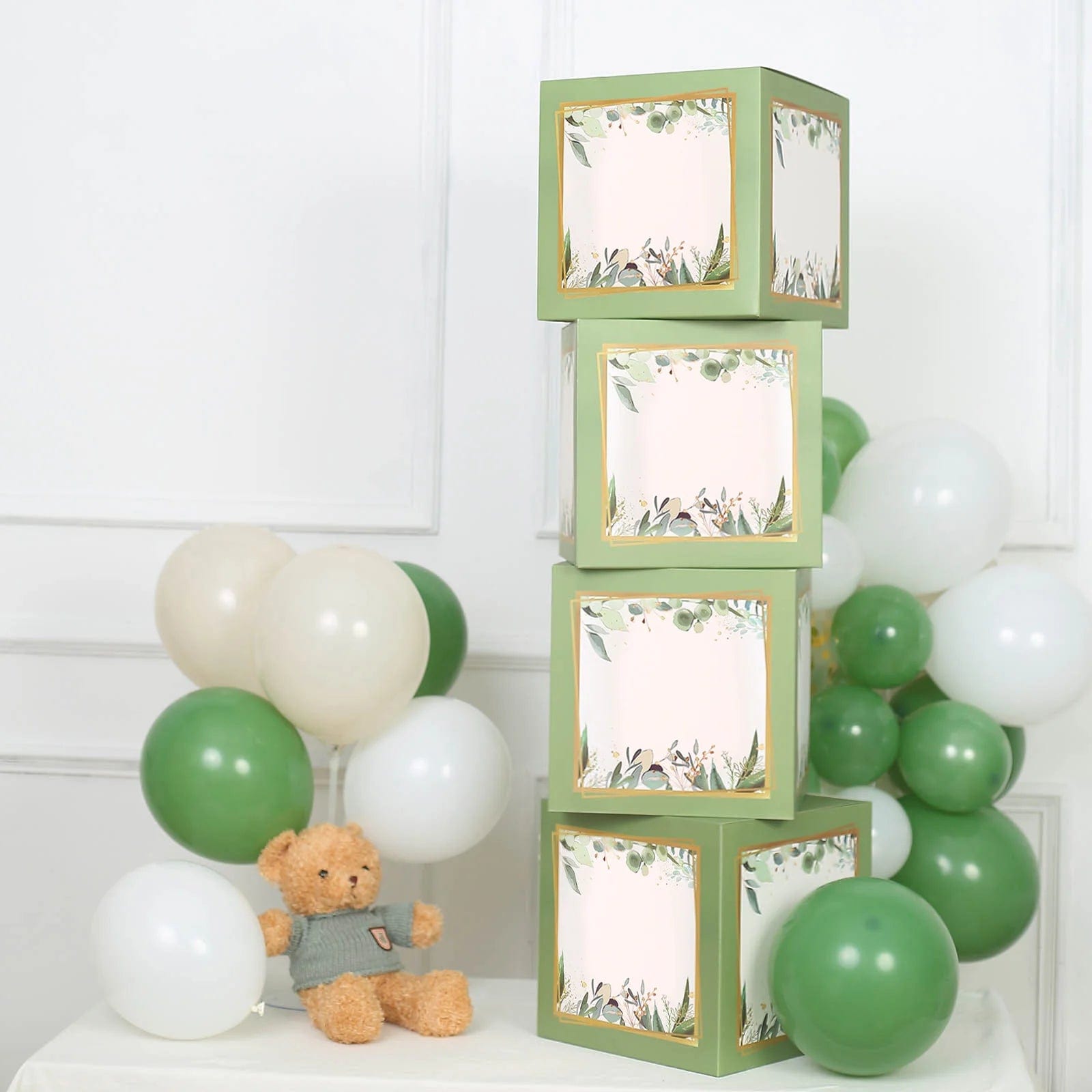 2 pcs 12 in Transparent Balloon Boxes Party Decorations