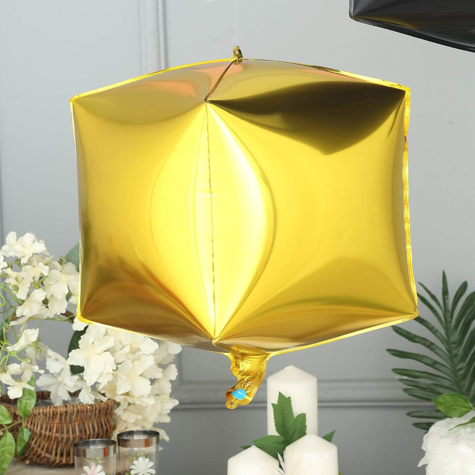 14x14 in 4D Cube Mylar Foil Balloon