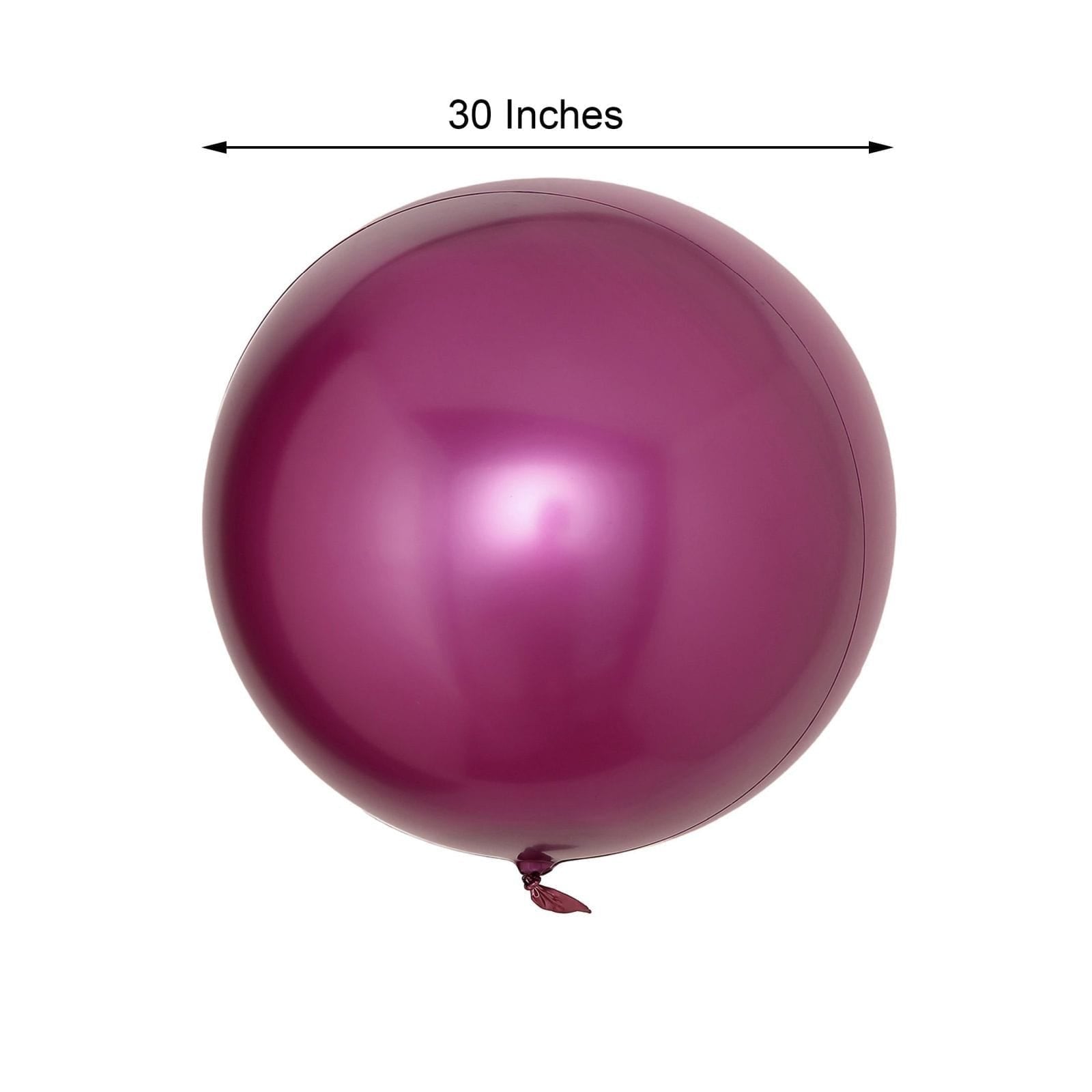 2 pcs 30 in wide Large Round Vinyl Balloons