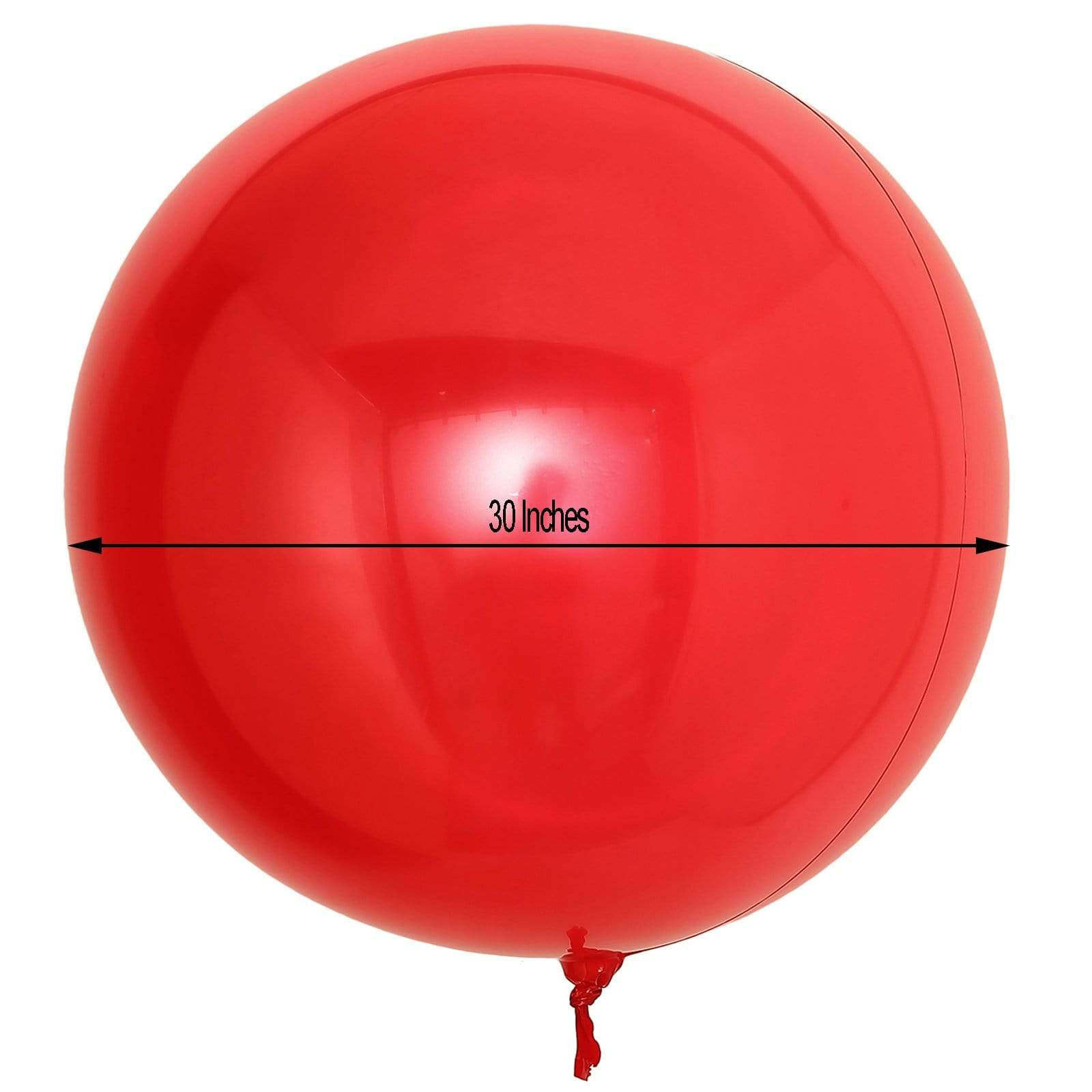 2 pcs 30 in wide Large Round Vinyl Balloons