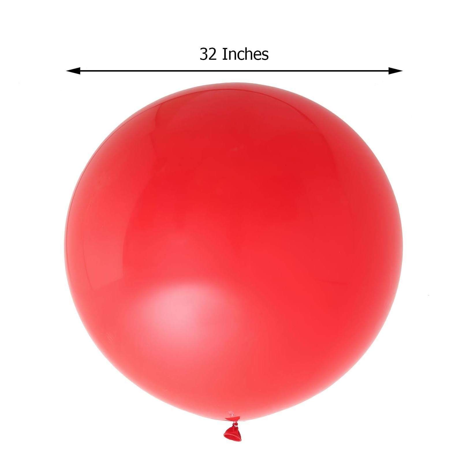 2 pcs 32 inch Large Matte Latex Balloons