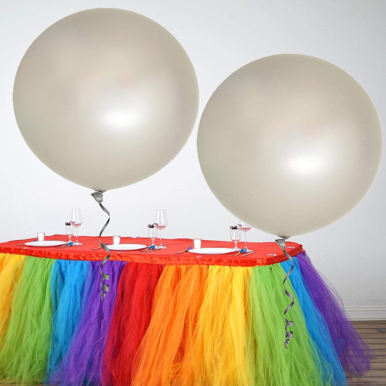 2 pcs 32 inch Large Matte Latex Balloons