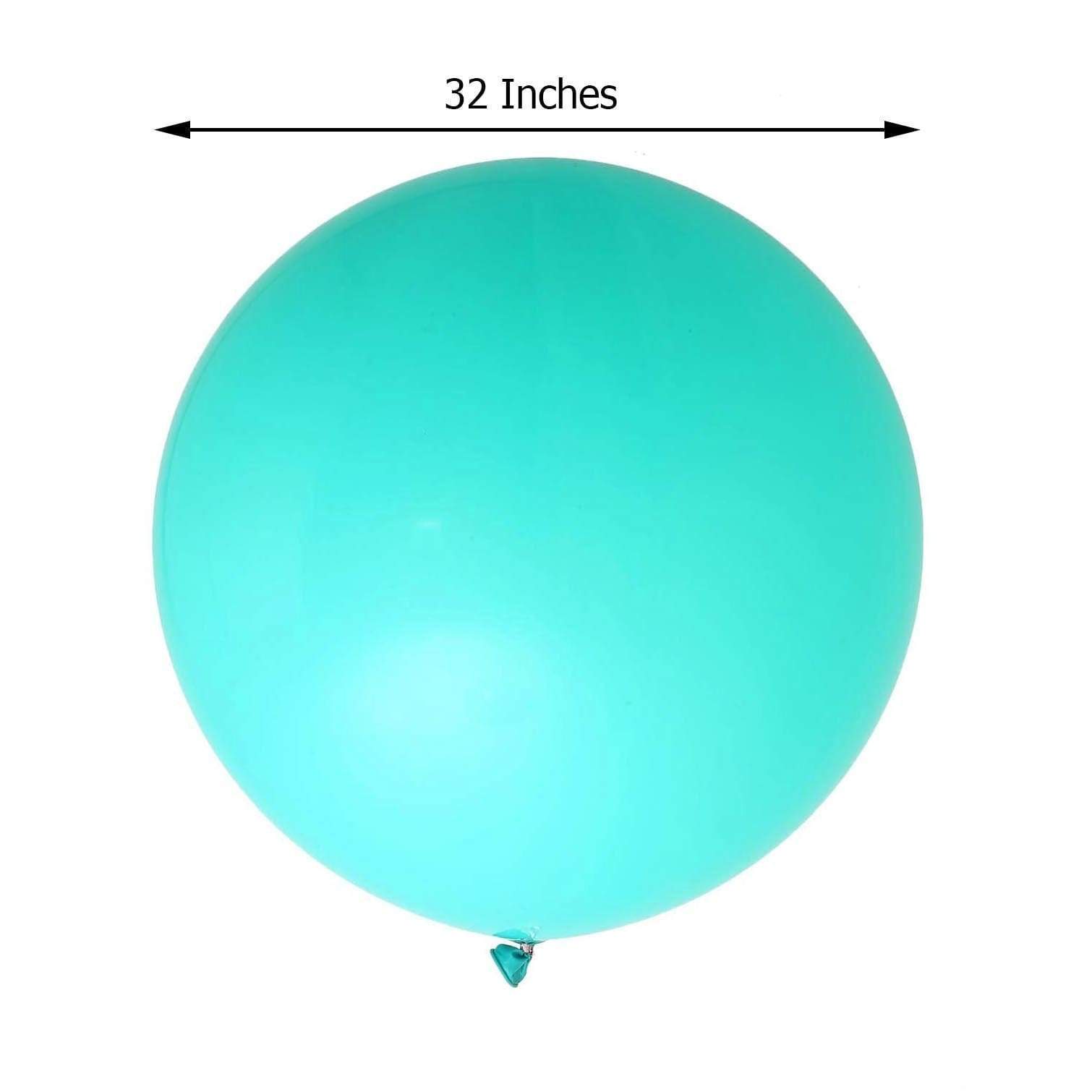 2 pcs 32 inch Large Matte Latex Balloons