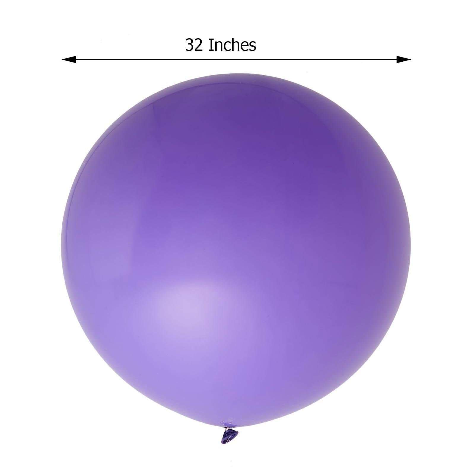 2 pcs 32 inch Large Matte Latex Balloons