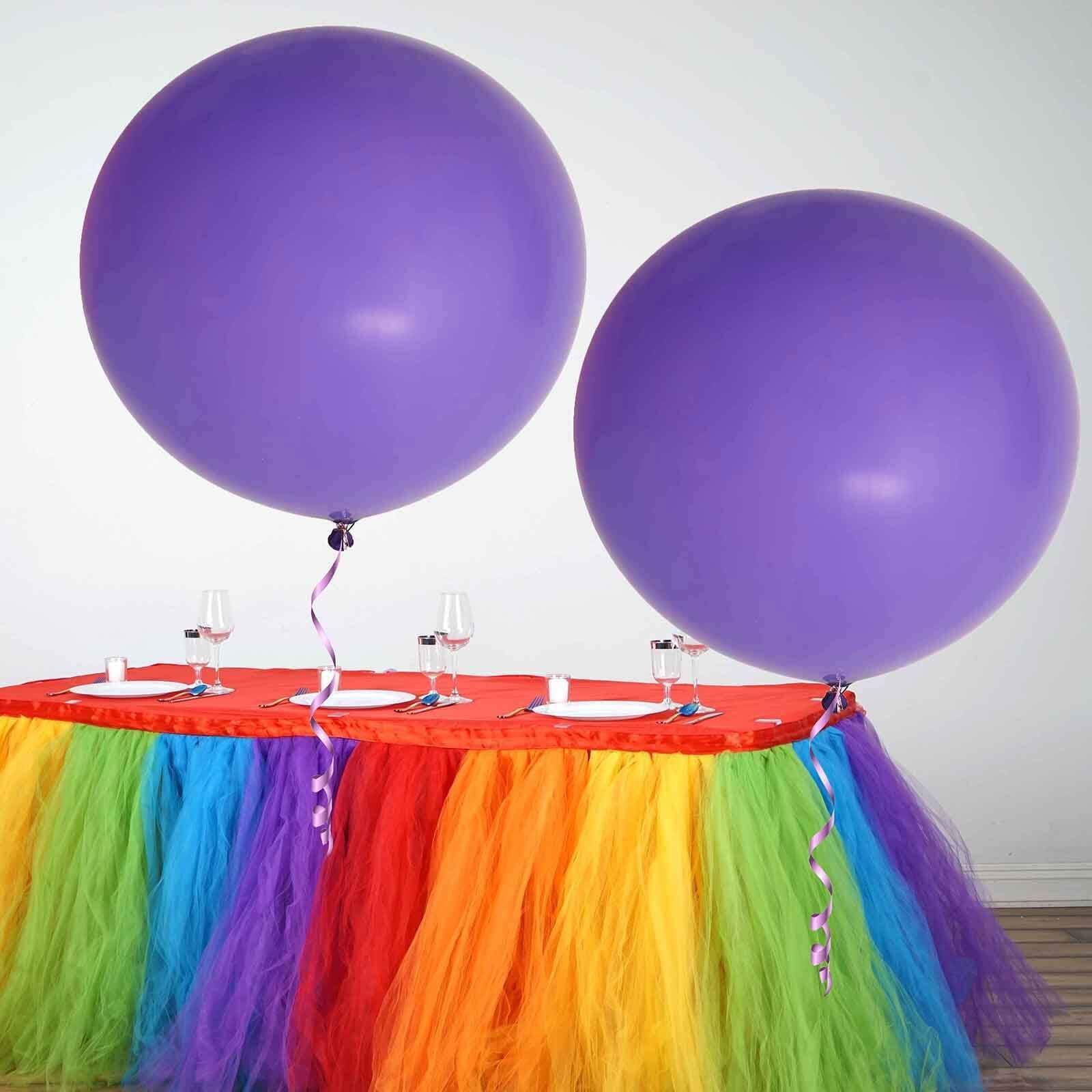 2 pcs 32 inch Large Matte Latex Balloons