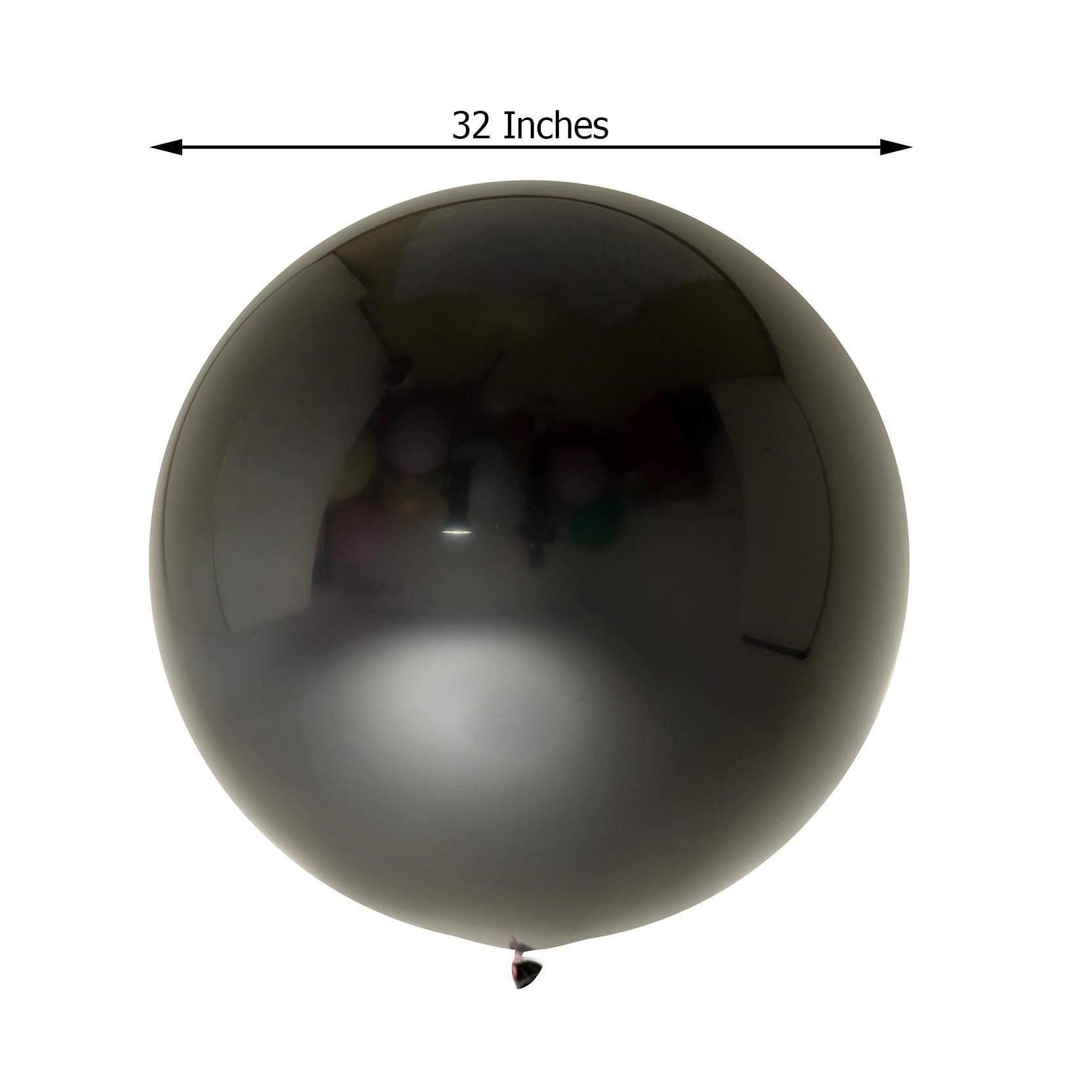 2 pcs 32 inch Large Matte Latex Balloons