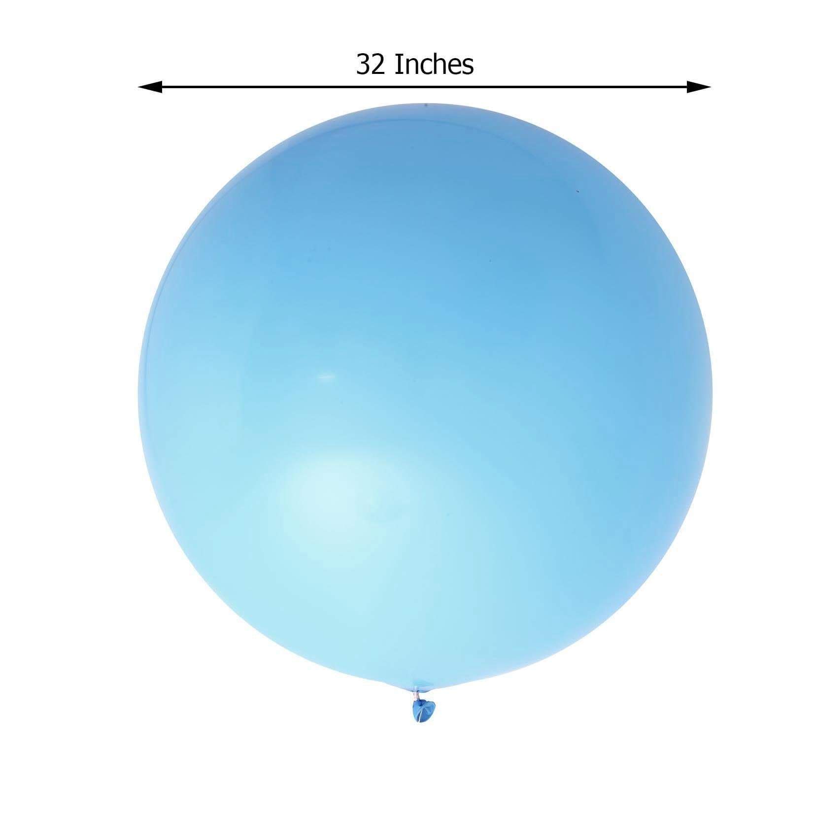 2 pcs 32 inch Large Matte Latex Balloons