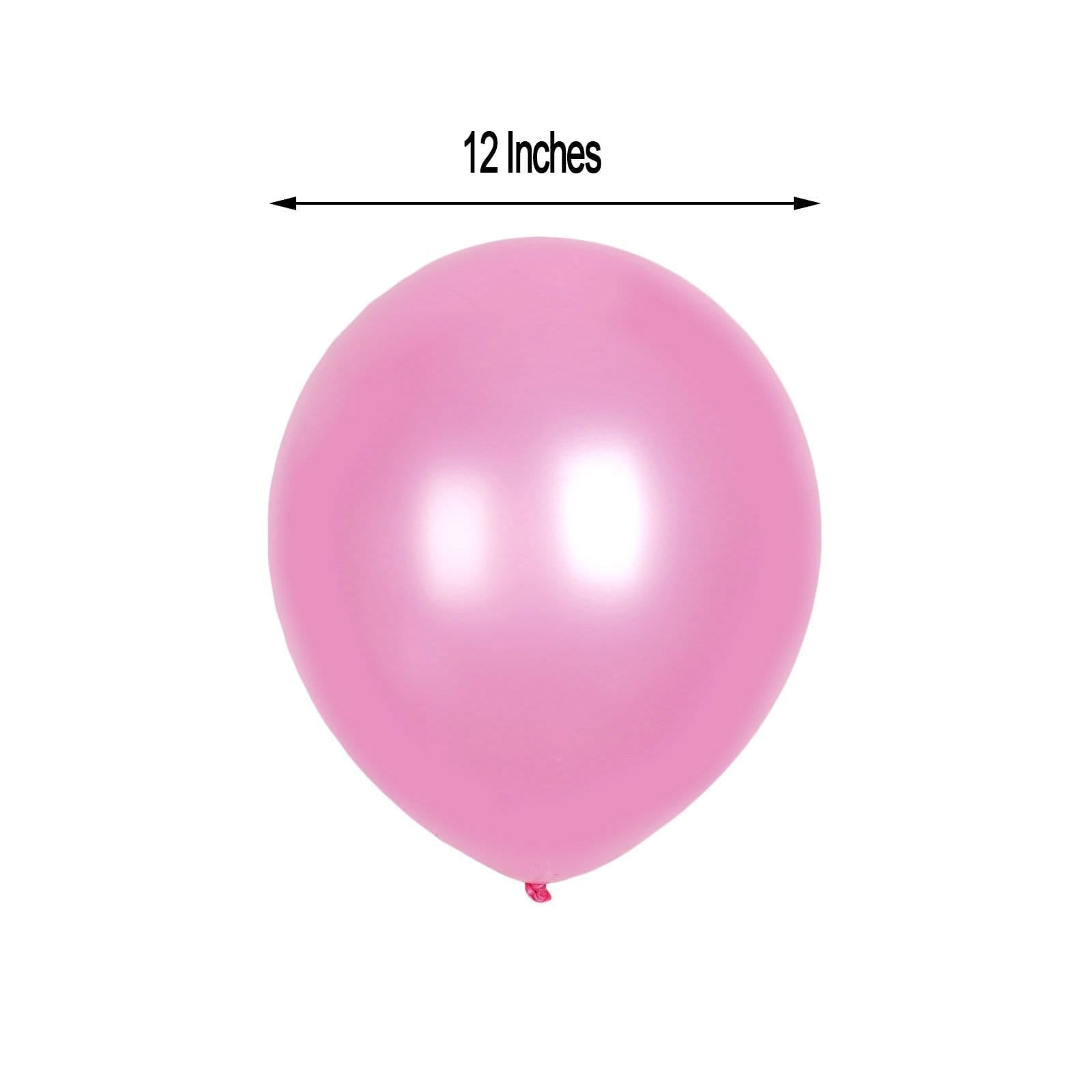 25 pcs 12 in Metallic Latex Balloons