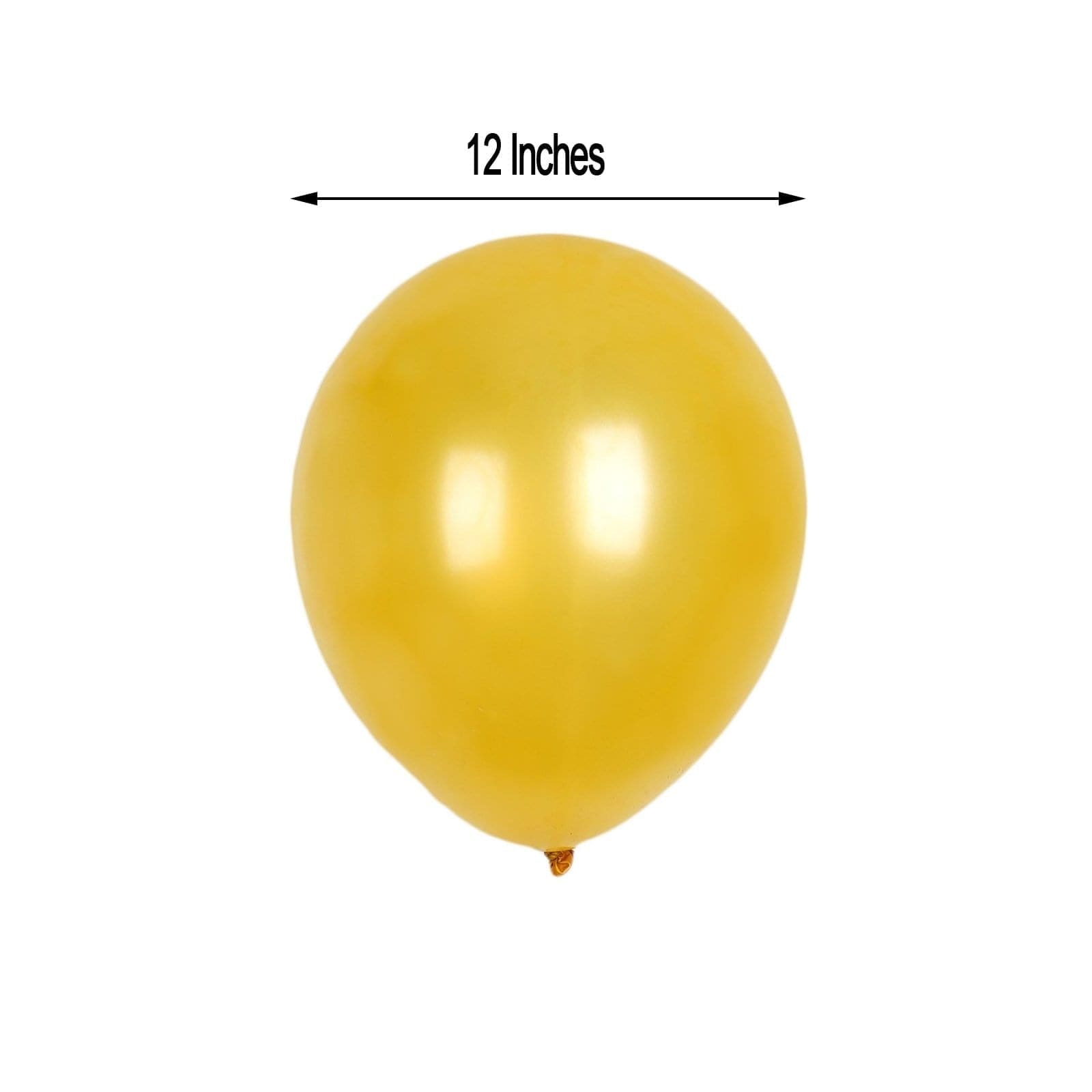 25 pcs 12 in Metallic Latex Balloons