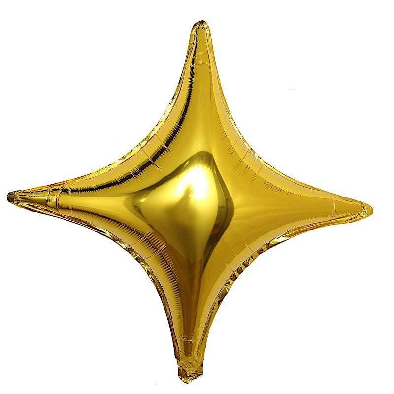 3 pcs 23x23 in Star Mylar Foil Balloons