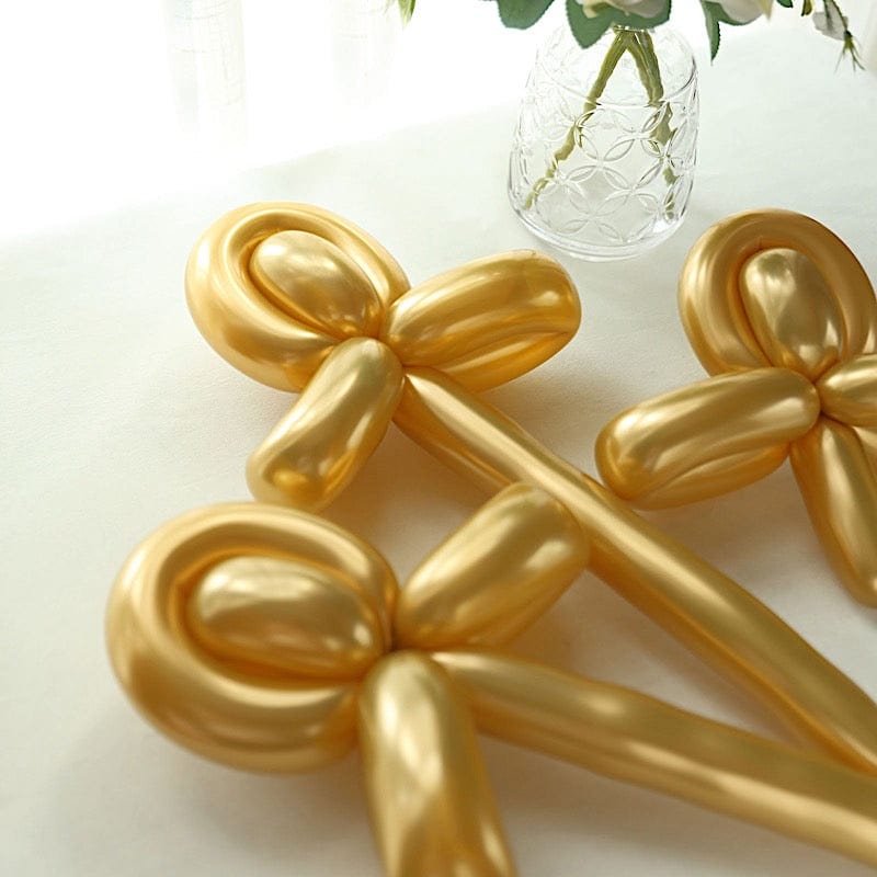 50 Metallic 30 in Long Twisting Modeling Latex Balloons
