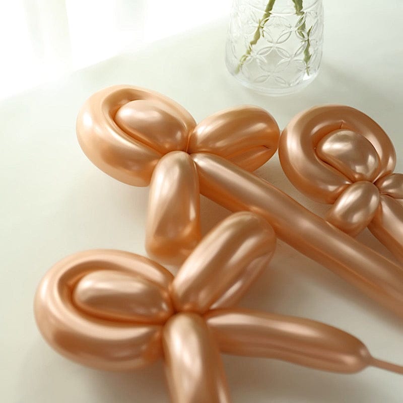 50 Metallic 30 in Long Twisting Modeling Latex Balloons